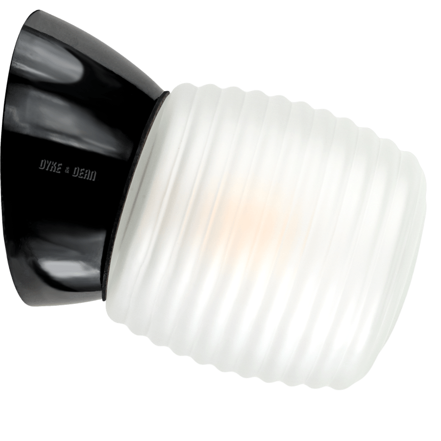 BAKELITE ANGLED REARWIRED LAMPS - DYKE & DEAN