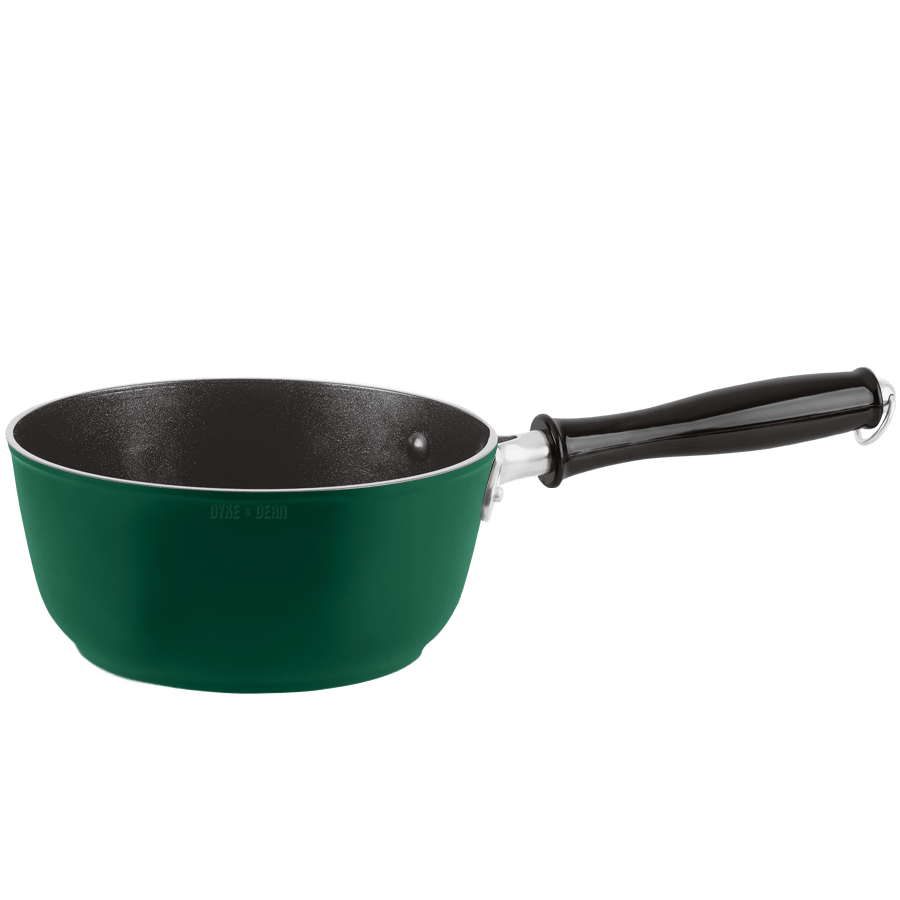 BAKELITE HANDLE NON-STICK SAUCEPAN GREEN - DYKE & DEAN