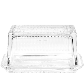 BEURRE GLASS BUTTER DISH - DYKE & DEAN