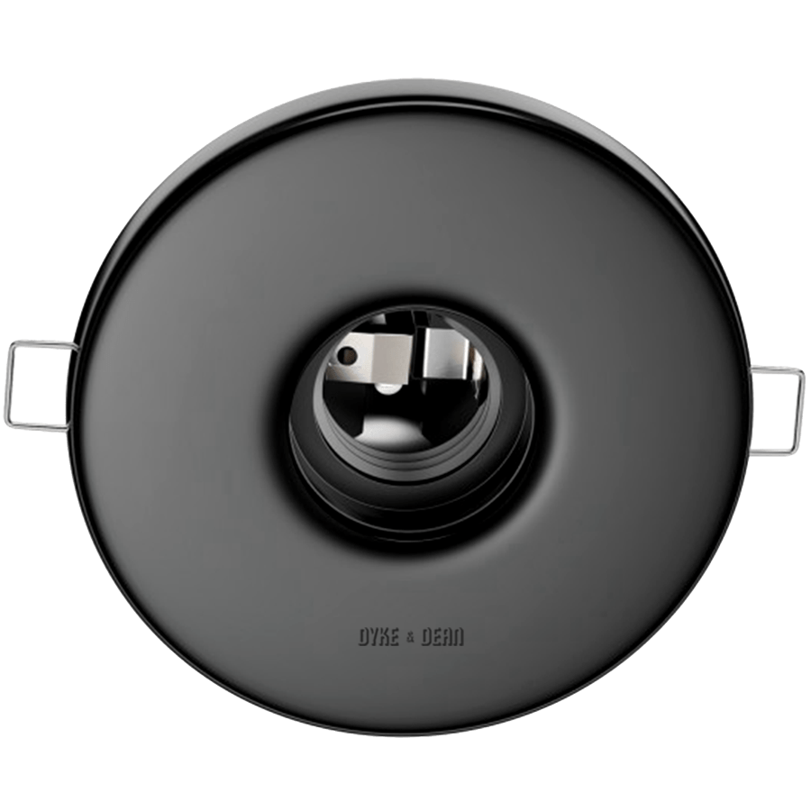 BLACK CERAMIC CEILING E27 RECESSED LIGHT - DYKE & DEAN