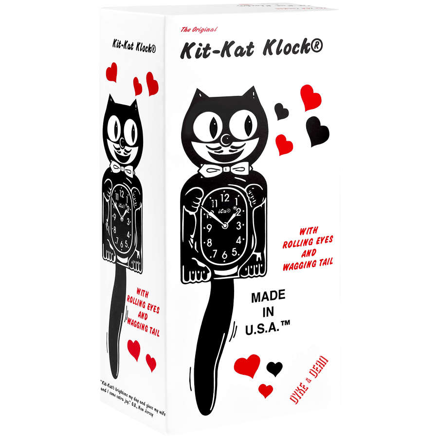 BLACK KIT CAT KLOCK - DYKE & DEAN
