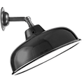 BLACK NECK VENT SHADE WALL LAMP - DYKE & DEAN