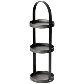 CADDY 3 SHELF IN DARK OAK - DYKE & DEAN