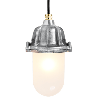 CAST LANTERN FROSTED PENDANT - DYKE & DEAN