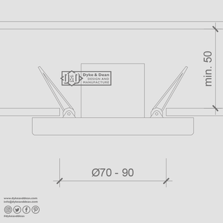 CERAMIC CEILING E27 RECESSED LIGHT - DYKE & DEAN