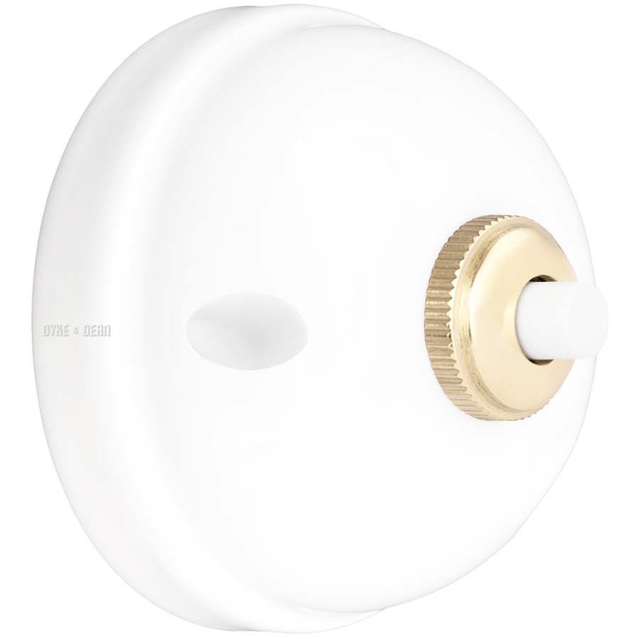 CERAMIC DOME PUSH BUTTON DOORBELLS - DYKE & DEAN