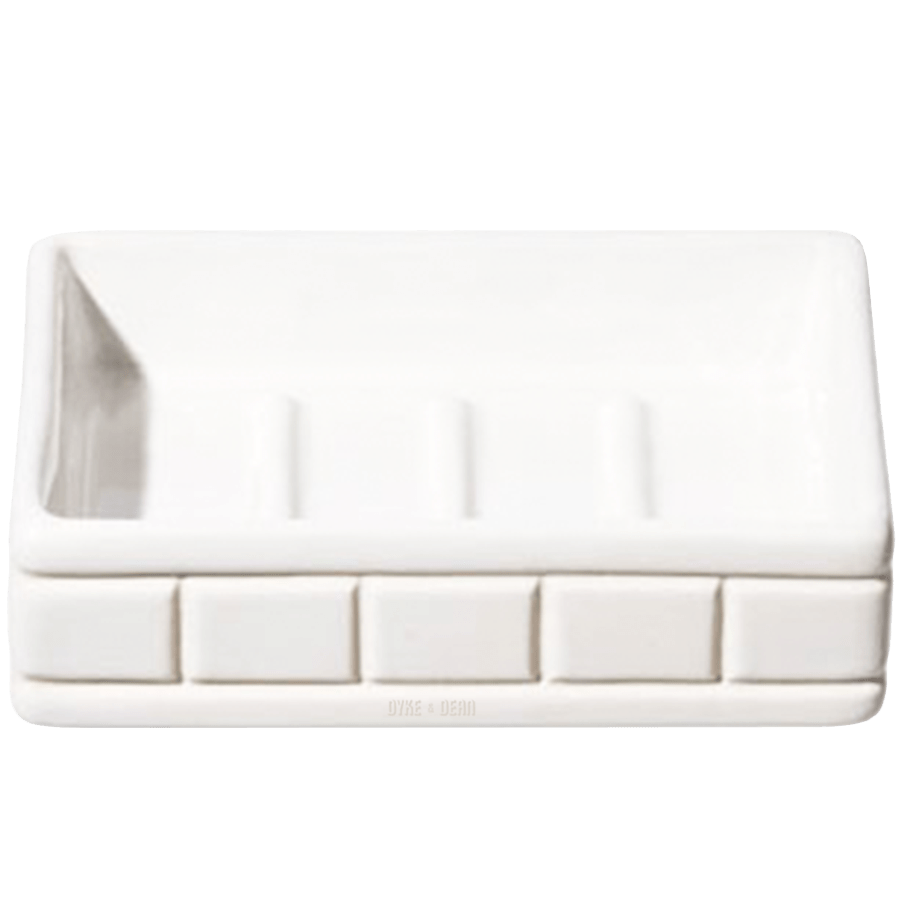 CERAMIC ENSEMBLE SOAP DISH - DYKE & DEAN