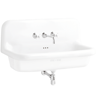 CERAMIC MOUNTED LARGE SINK WHITE - DYKE & DEAN