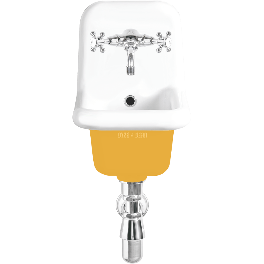 CERAMIC MOUNTED NARROW SINK - DYKE & DEAN