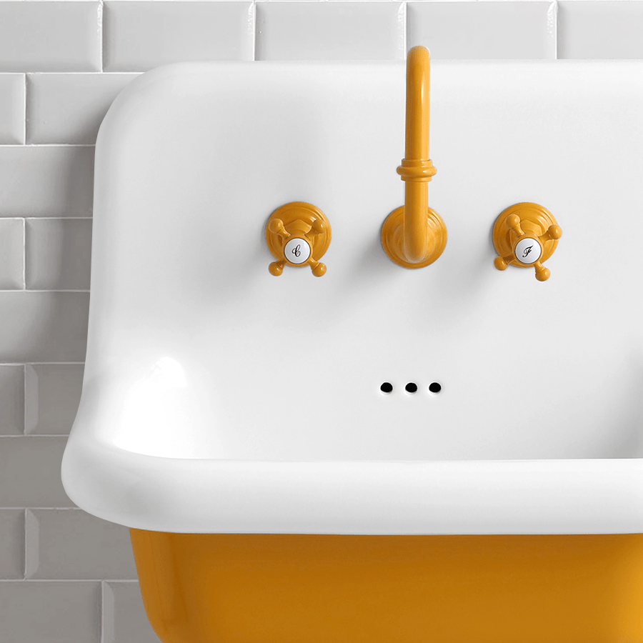 CERAMIC MOUNTED SMALL SINK - DYKE & DEAN