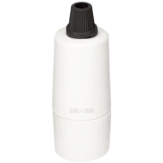 CERAMIC WHITE E14 SCREW BULB HOLDER - DYKE & DEAN