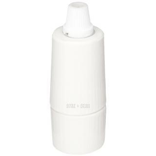 CERAMIC WHITE E14 SCREW BULB HOLDER - DYKE & DEAN