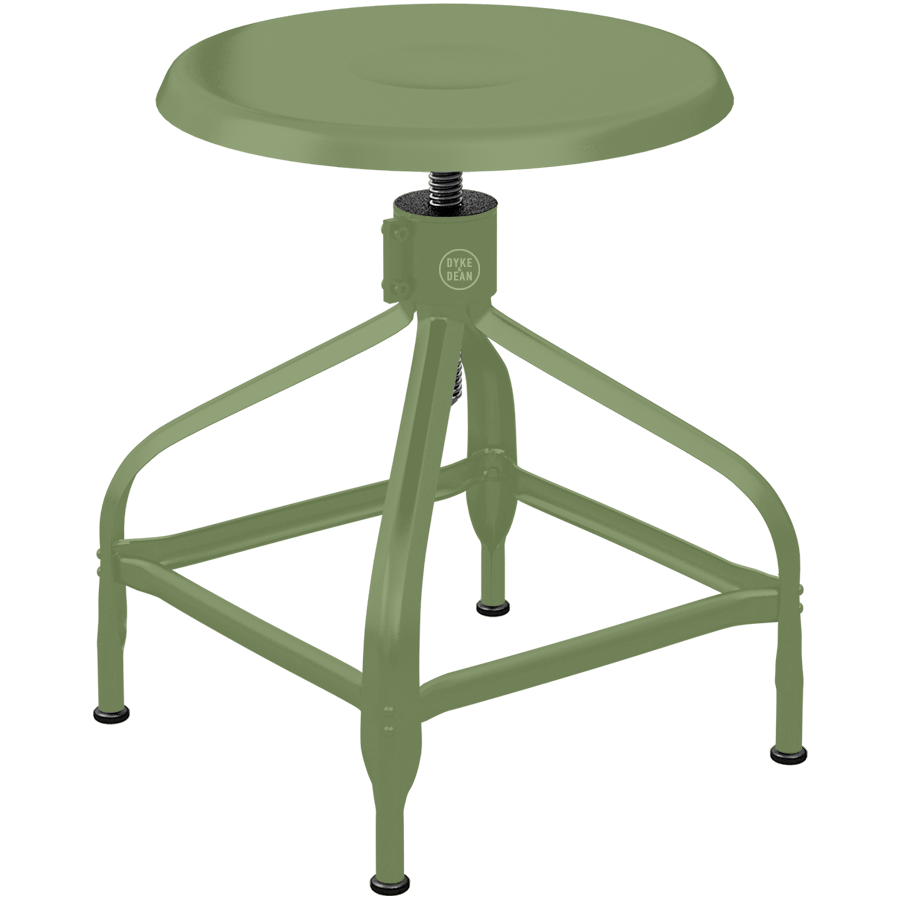 CHAISES NICOLLE DACTYLO ADJUSTABLE SWIVEL STOOL - DYKE & DEAN