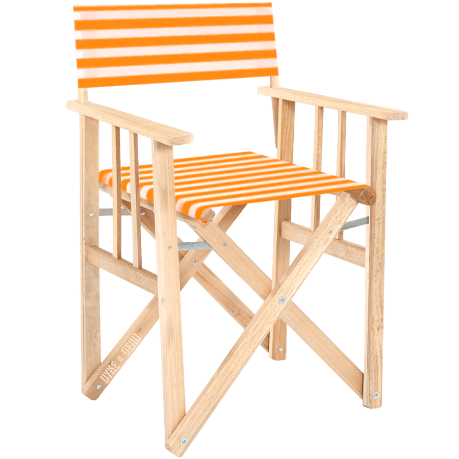 CLASSIC DIRECTOR CHAIR STRIPED COLOURS - DYKE & DEAN