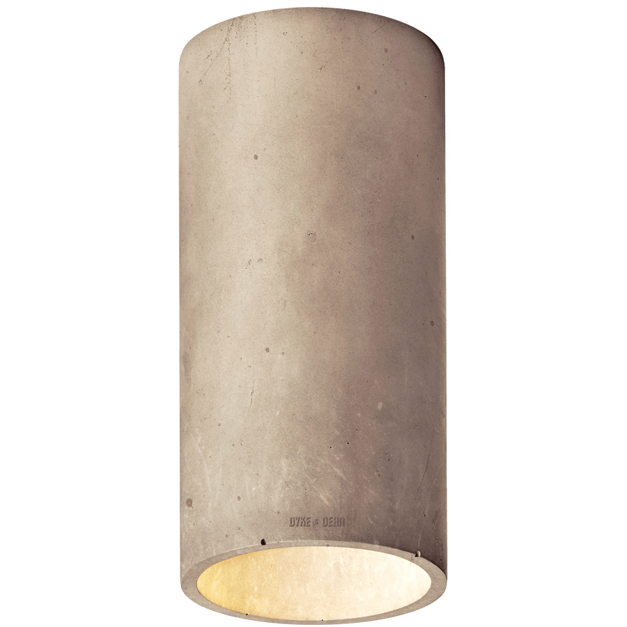 CONCRETE CYLINDER CEILING BROWN - DYKE & DEAN