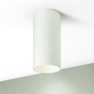 CONCRETE CYLINDER CEILING LIGHT MINT GREEN - DYKE & DEAN