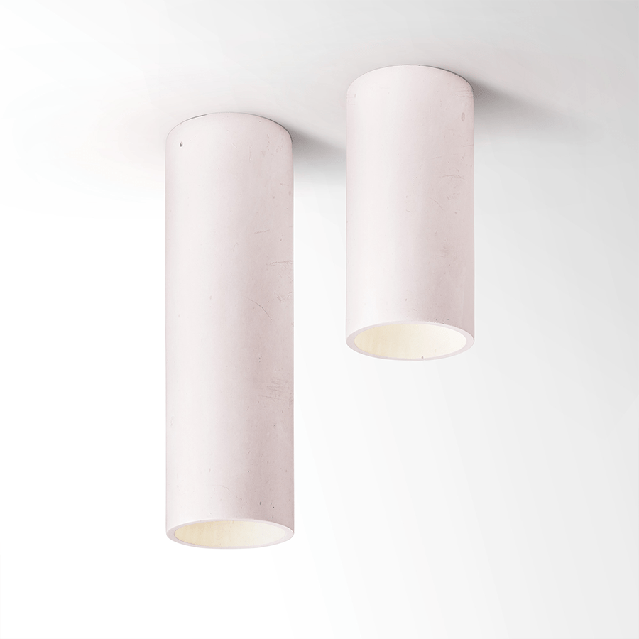 CONCRETE CYLINDER CEILING PINK - DYKE & DEAN