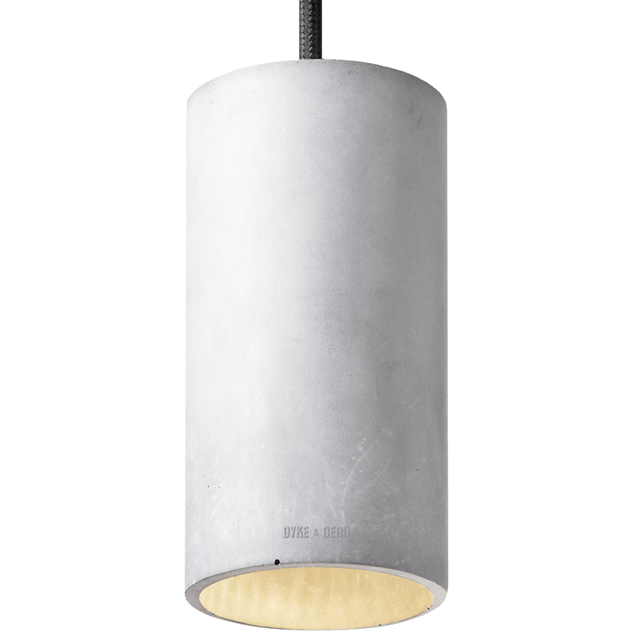 CONCRETE CYLINDER PENDANTS SHORT - DYKE & DEAN