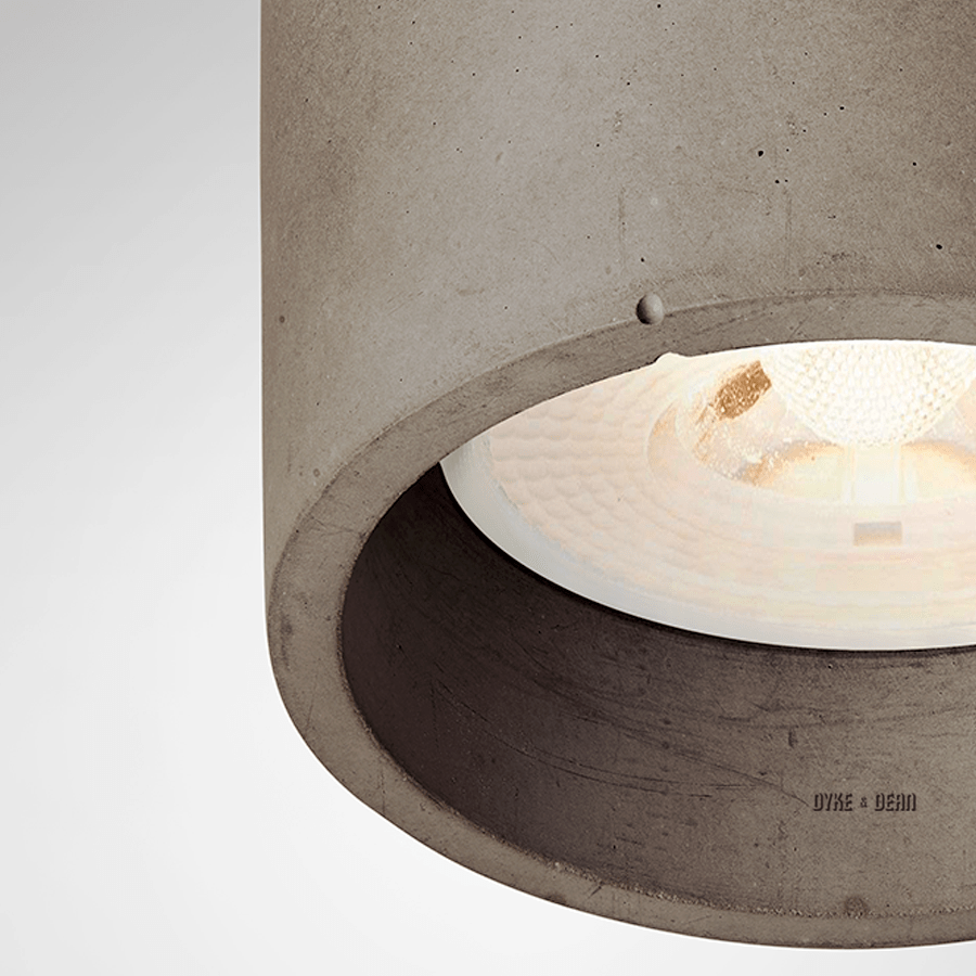 CONCRETE CYLINDER PENDANTS SHORT - DYKE & DEAN