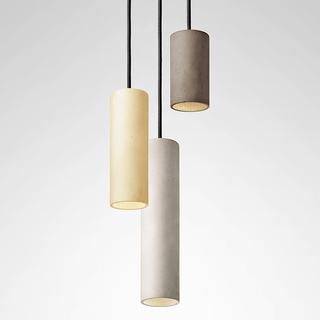 CONCRETE CYLINDER PENDANTS TALL - DYKE & DEAN