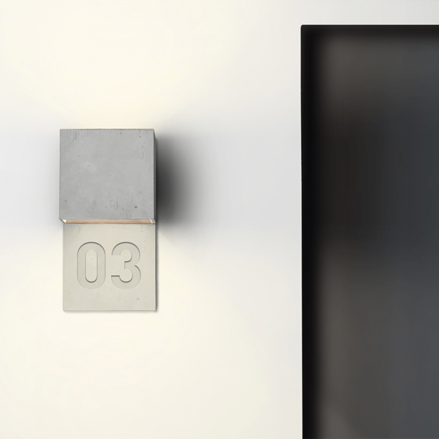 CONCRETE WALL LAMP - DYKE & DEAN