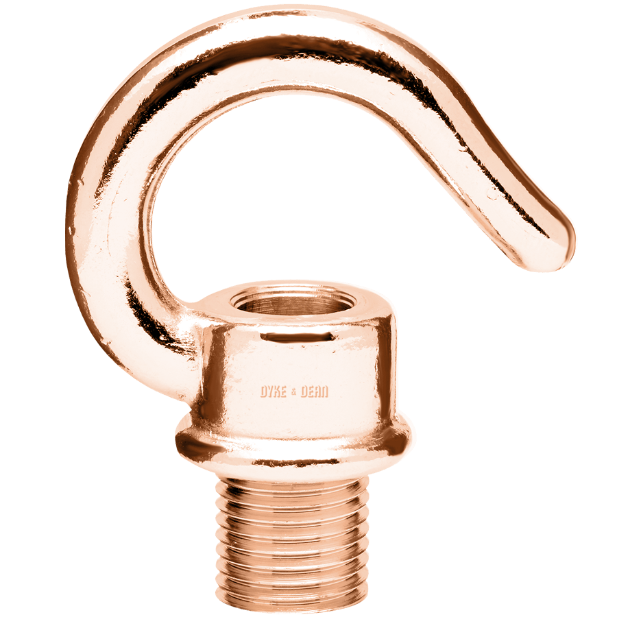 COPPER BULB HOLDER HOOK M10 - DYKE & DEAN