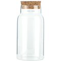CORK GLASS STORAGE JAR 270ML - DYKE & DEAN
