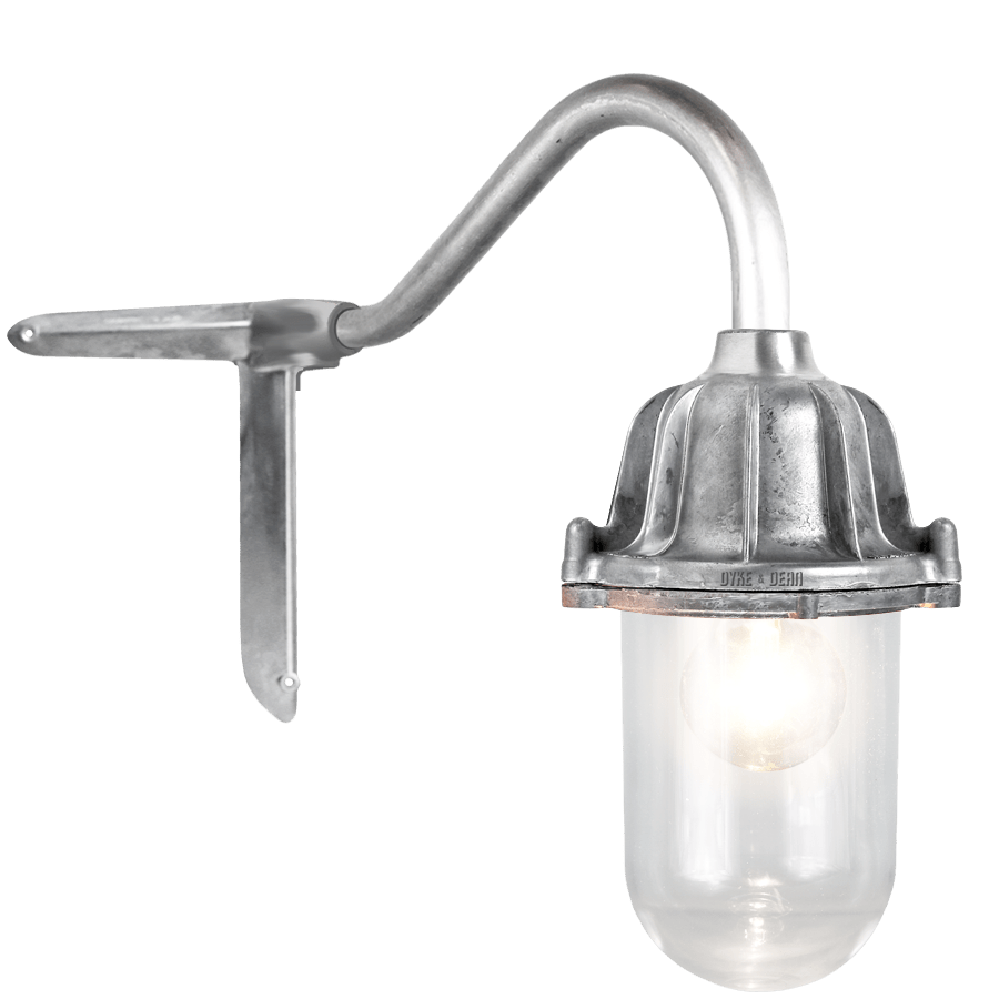 CORNER SWAN NECK LANTERN - DYKE & DEAN