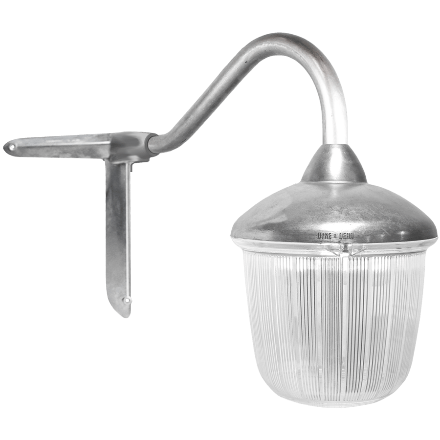 CORNER SWAN NECK LANTERN RIBBED CASE - DYKE & DEAN