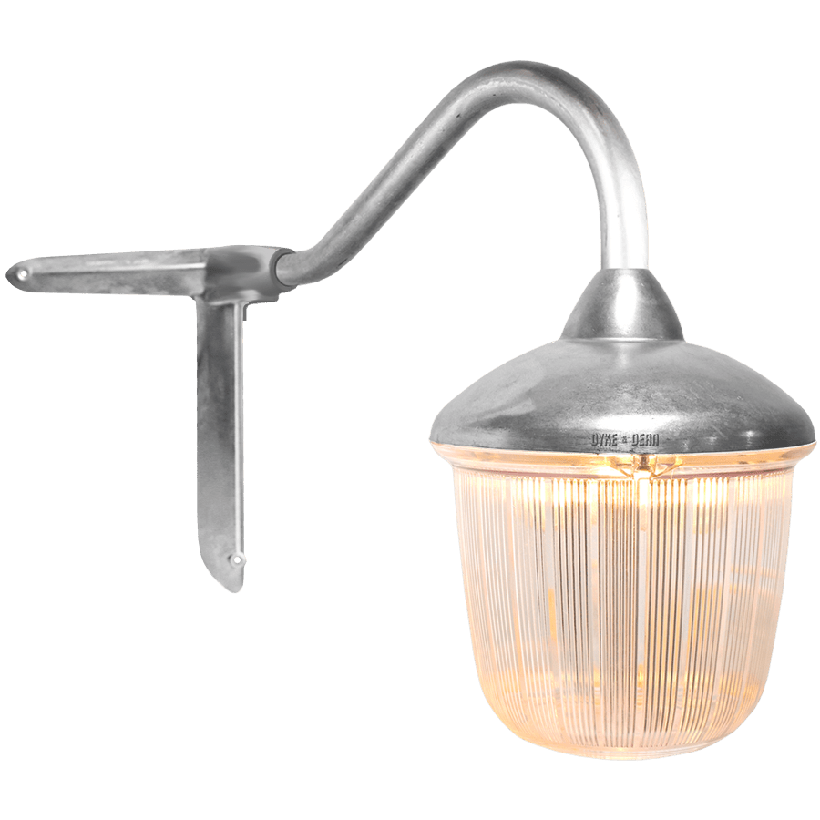 CORNER SWAN NECK LANTERN RIBBED CASE - DYKE & DEAN