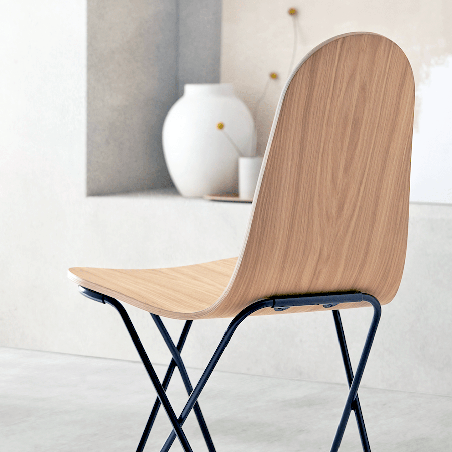 CUERO CACTUS WOODEN DINING CHAIR - DYKE & DEAN