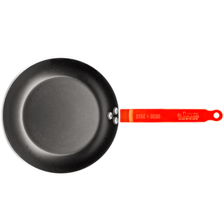 DE BUYER CHOC FRYING PANS RED HANDLES - DYKE & DEAN