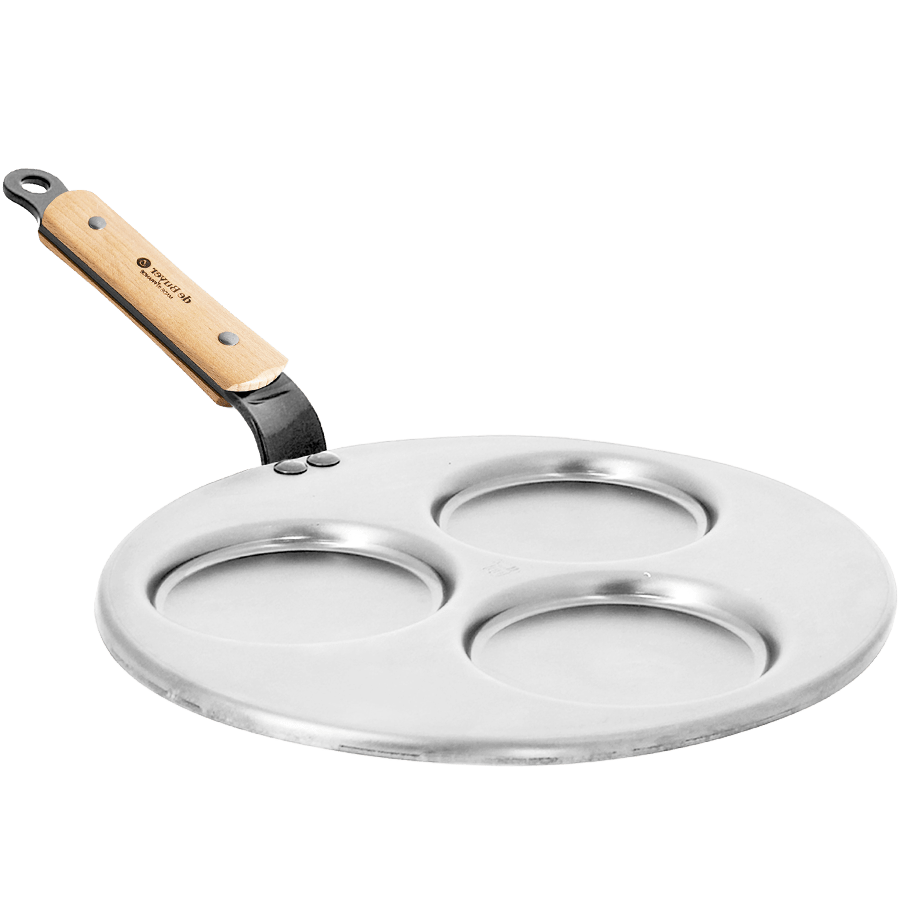 DE BUYER CHOC TRIPLE BLINI PAN - DYKE & DEAN