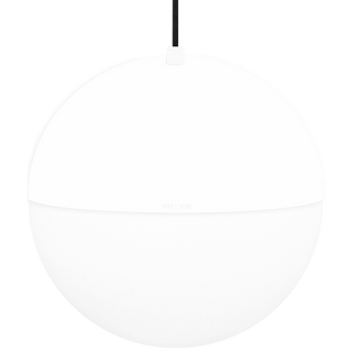 DOME CAPPED OPAL GLOBE PENDANT WHITE 400MM - DYKE & DEAN