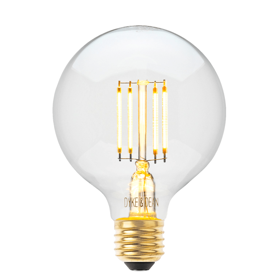 DYKE & DEAN LED GLOBE 95MM E27 BULB - DYKE & DEAN