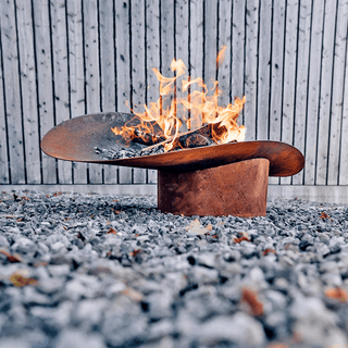 ELLIPSE FIRE BASKET & GRILL - DYKE & DEAN