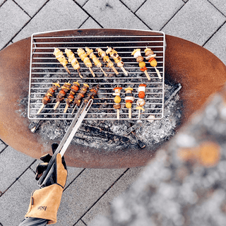 ELLIPSE FIRE BASKET & GRILL - DYKE & DEAN