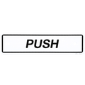 ENAMEL PUSH SIGN - DYKE & DEAN