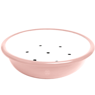 ENAMEL SOAP DISH PINK - DYKE & DEAN