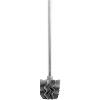 ENAMEL TOILET BRUSH HOLDER SET WHITE - DYKE & DEAN