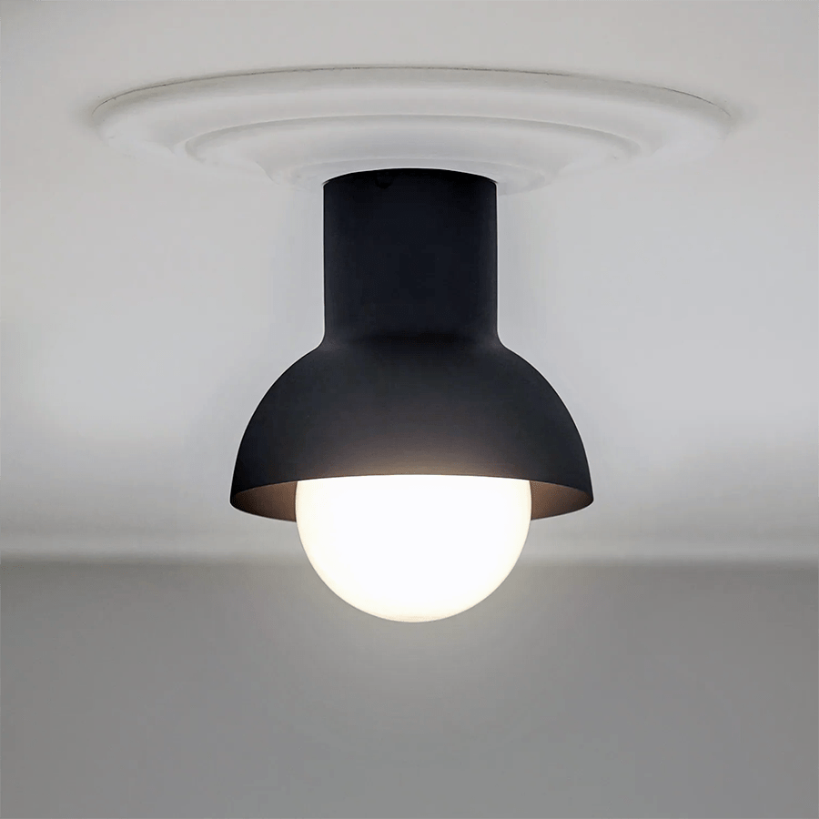 FIXED CEILING DOWN SHADE LIGHT MATT BLACK - DYKE & DEAN