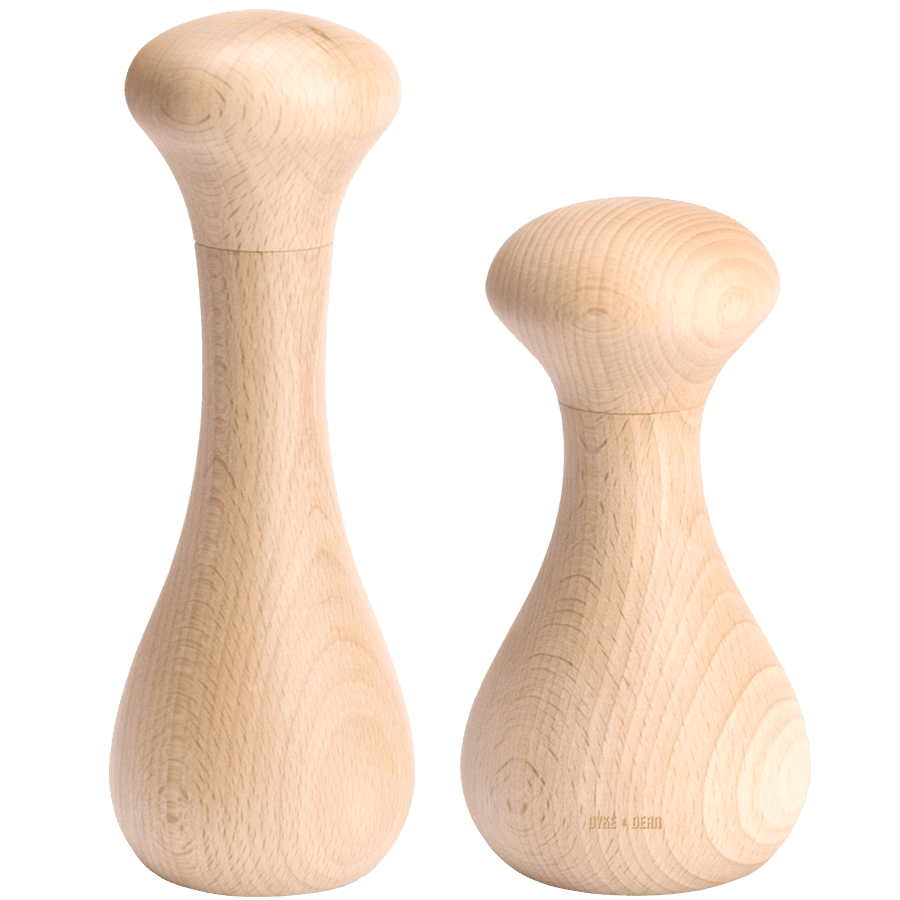 FLO SALT & PEPPER GRINDER BEECHWOOD - DYKE & DEAN