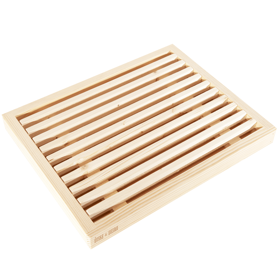 FRENCH PINEWOOD BREAD CHOPPING BOARD - DYKE & DEAN