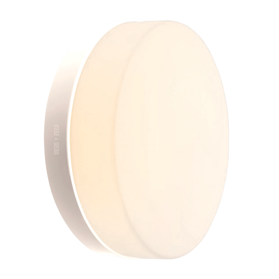 GENERAL OPAL DISC LIGHT WHITE SMALL - DYKE & DEAN