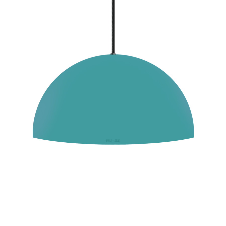 HEMISPHERE DOME PENDANT LIGHT BESPOKE COLOUR 200MM - DYKE & DEAN