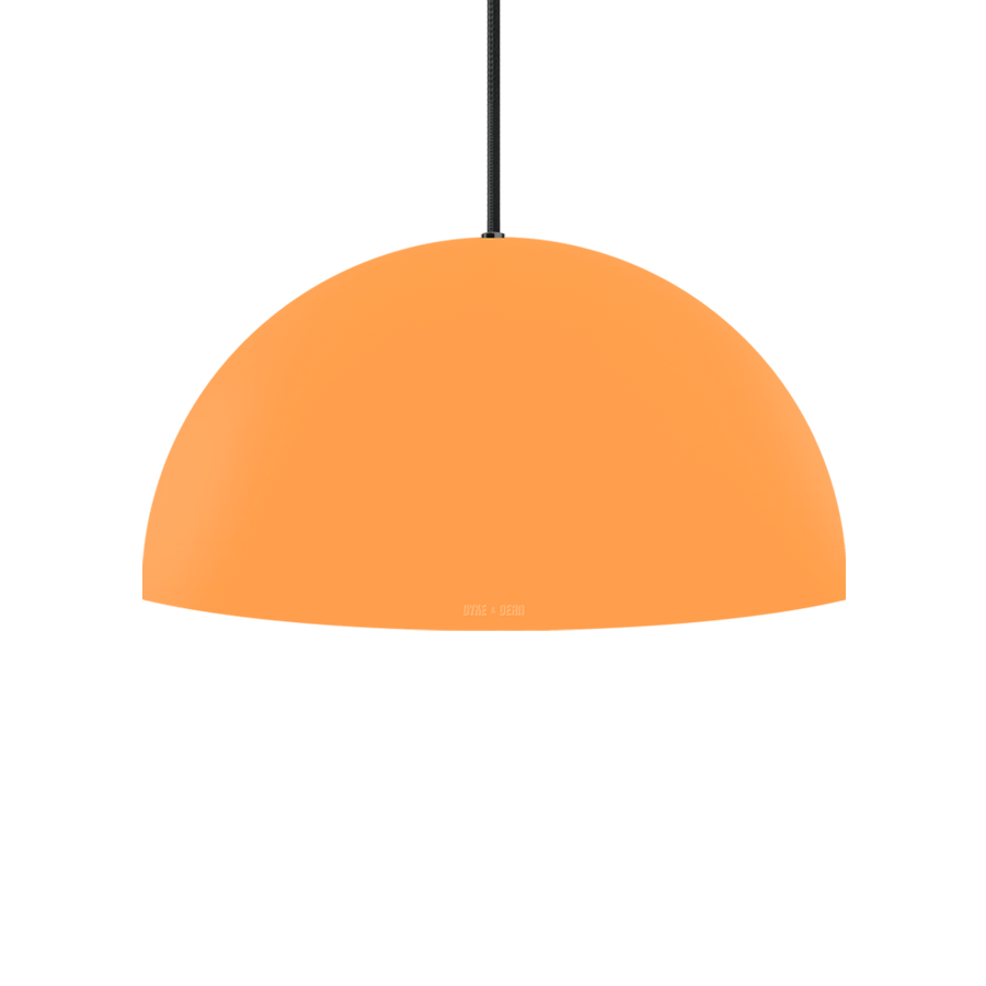 HEMISPHERE DOME PENDANT LIGHT BESPOKE COLOUR 200MM - DYKE & DEAN