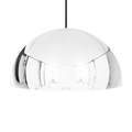 HEMISPHERE DOME PENDANT LIGHT CHROME 400MM - DYKE & DEAN