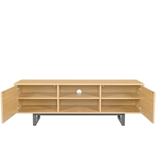 HERRINGBONE TV SIDEBOARD OAK - DYKE & DEAN