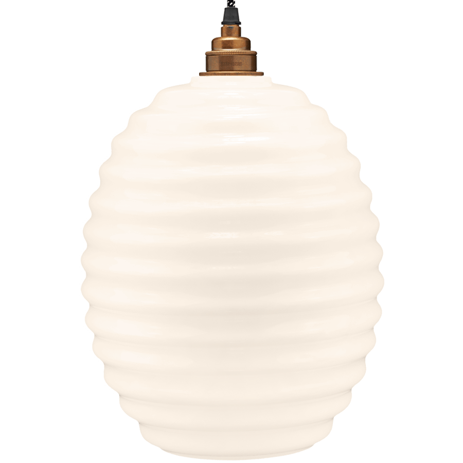 HIVE OPALINE GLASS PENDANT SHADE - DYKE & DEAN