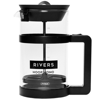 HOOP MONO BLACK FRENCH COFFEE PRESS - DYKE & DEAN